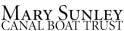 Mary Sunley Canal Boat Trust logo. The words "Mary Sunley" above "Canal Boat Trust". Black text on white background.